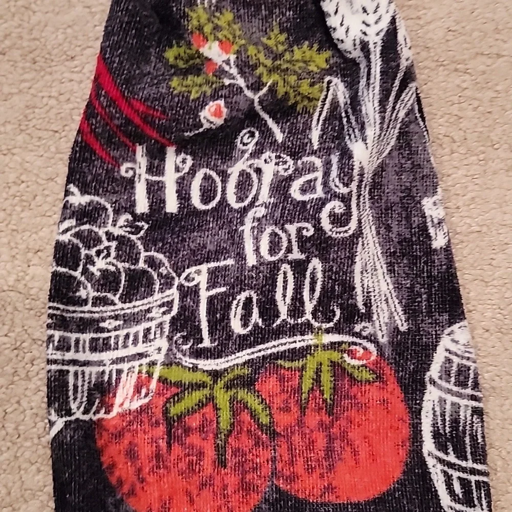 Handmade Hanging Towel - Hooray for Fall